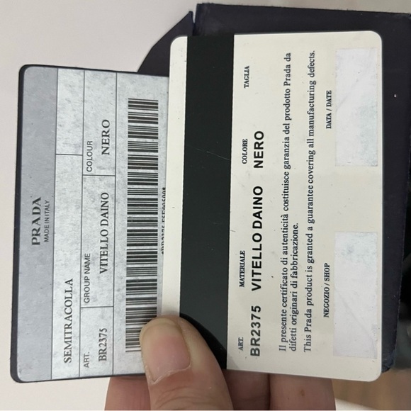 Vintage Prada black Leather Shoulder Handbag - Picture 8 of 14